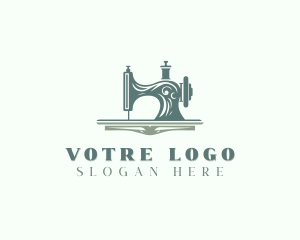 Tailoring Sewing Machine Logo