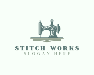 Tailoring Sewing Machine logo design