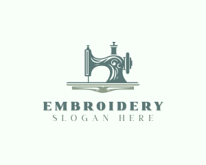 Tailoring Sewing Machine logo design