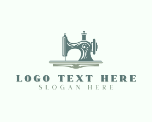 Stitching - Tailoring Sewing Machine logo design