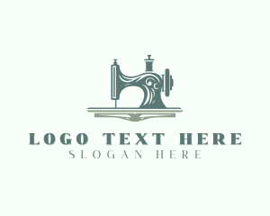 Tailoring Sewing Machine Logo