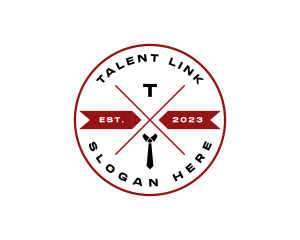 Staffing - Necktie Employee Recruitment logo design