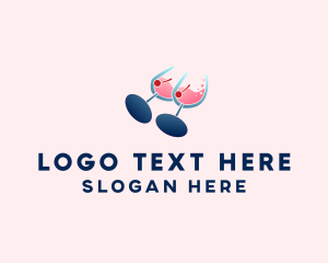 Alcohol - Wine Glass Boob Alcohol logo design