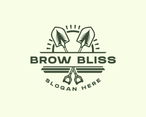 Shovel Landscaping Tool logo design