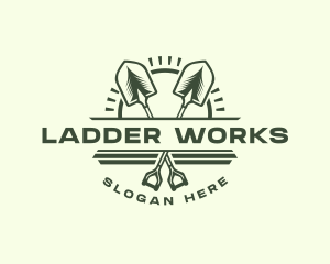 Shovel Landscaping Tool logo design