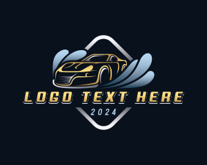 Racing - Car Wash Detailing logo design