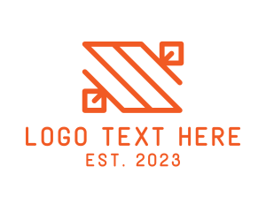 Linear - Leaf Farm Field Letter S logo design