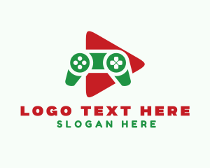 Player - Play Game Controller logo design