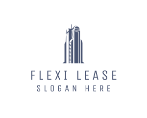 Blue Architectural Building logo design