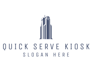 Blue Architectural Building logo design