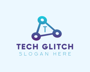  Triangle Tech Letter logo design