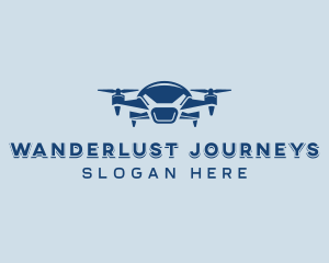 Aerial Drone Quadrotor Logo