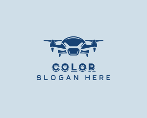 Rotorcraft - Aerial Drone Quadrotor logo design