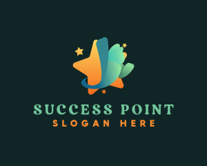 Achievement - Person Achievement Star logo design