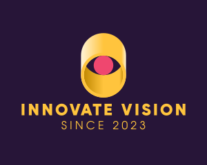 Cylindrical Eye Vision logo design