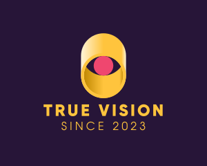 Cylindrical Eye Vision logo design