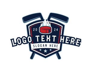 Hockey Team - Sports Hockey Athlete logo design