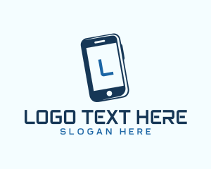Cell Phone - Tech App Mobile logo design