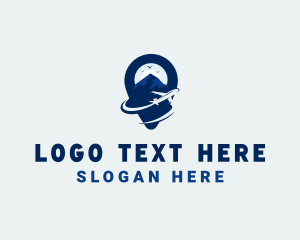 Locator - Travel Plane Tourism logo design