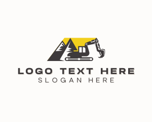 Builder - Excavator Vehicle Machinery logo design