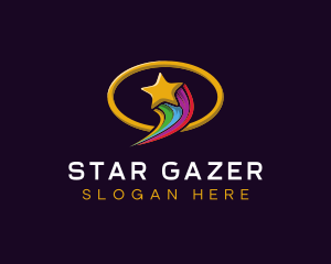 Celestial Astral Star logo design