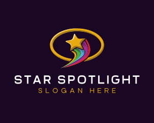 Celestial Astral Star logo design