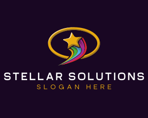 Celestial Astral Star logo design