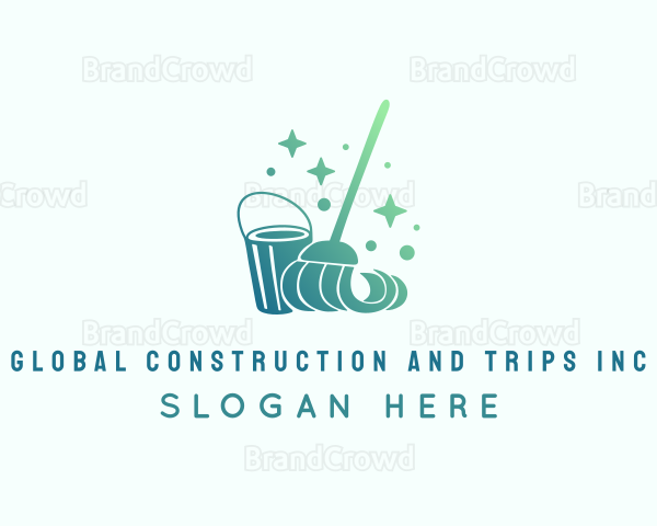 Sparkle Mop Housekeeping Logo