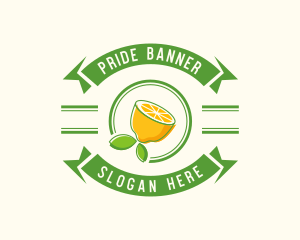 Lemon Juice Banner logo design