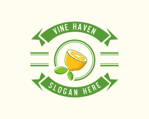 Lemon Juice Banner logo design