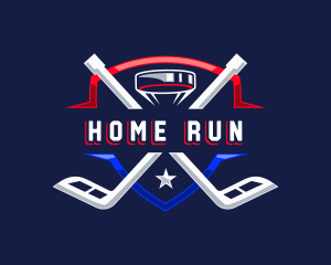Hockey Puck Sports Logo