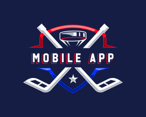 Hockey Puck Sports Logo