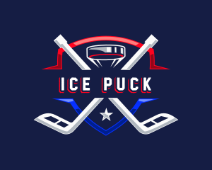 Hockey Puck Sports logo design