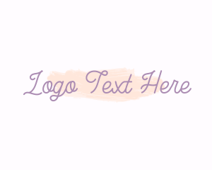 Script - Feminine Cursive Watercolor logo design