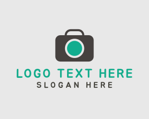 Photography Green & Grey logo design