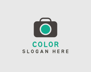 Photography Green & Grey logo design