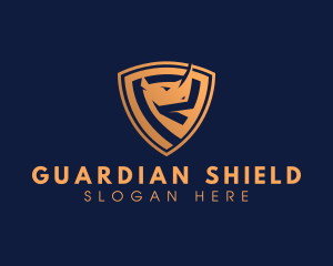 Secure - Rhino Shield Security logo design