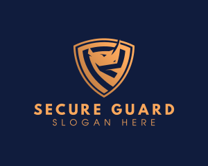 Defense - Rhino Shield Security logo design