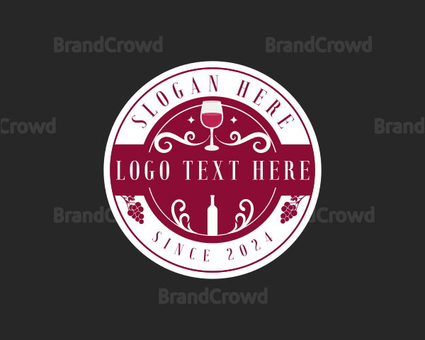 Wine Liquor Bar Logo