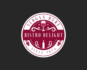 Wine Liquor Bar logo design