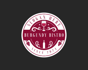 Wine Liquor Bar logo design