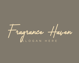 Elegant Cosmetics Wordmark logo design