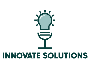Idea Voice Lamp logo design