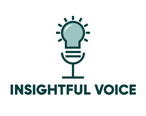 Idea Voice Lamp logo design