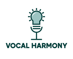Voice - Idea Voice Lamp logo design
