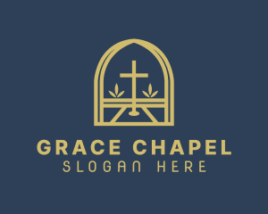 Chapel - Cross Chapel Preaching logo design