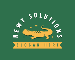 Salamander Pet Animal logo design