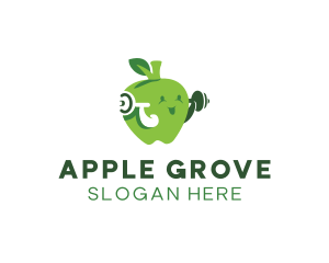 Apple Fitness Gym logo design