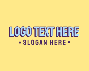 Text - Bold Retro Business logo design