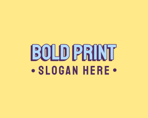 Bold Retro Business logo design